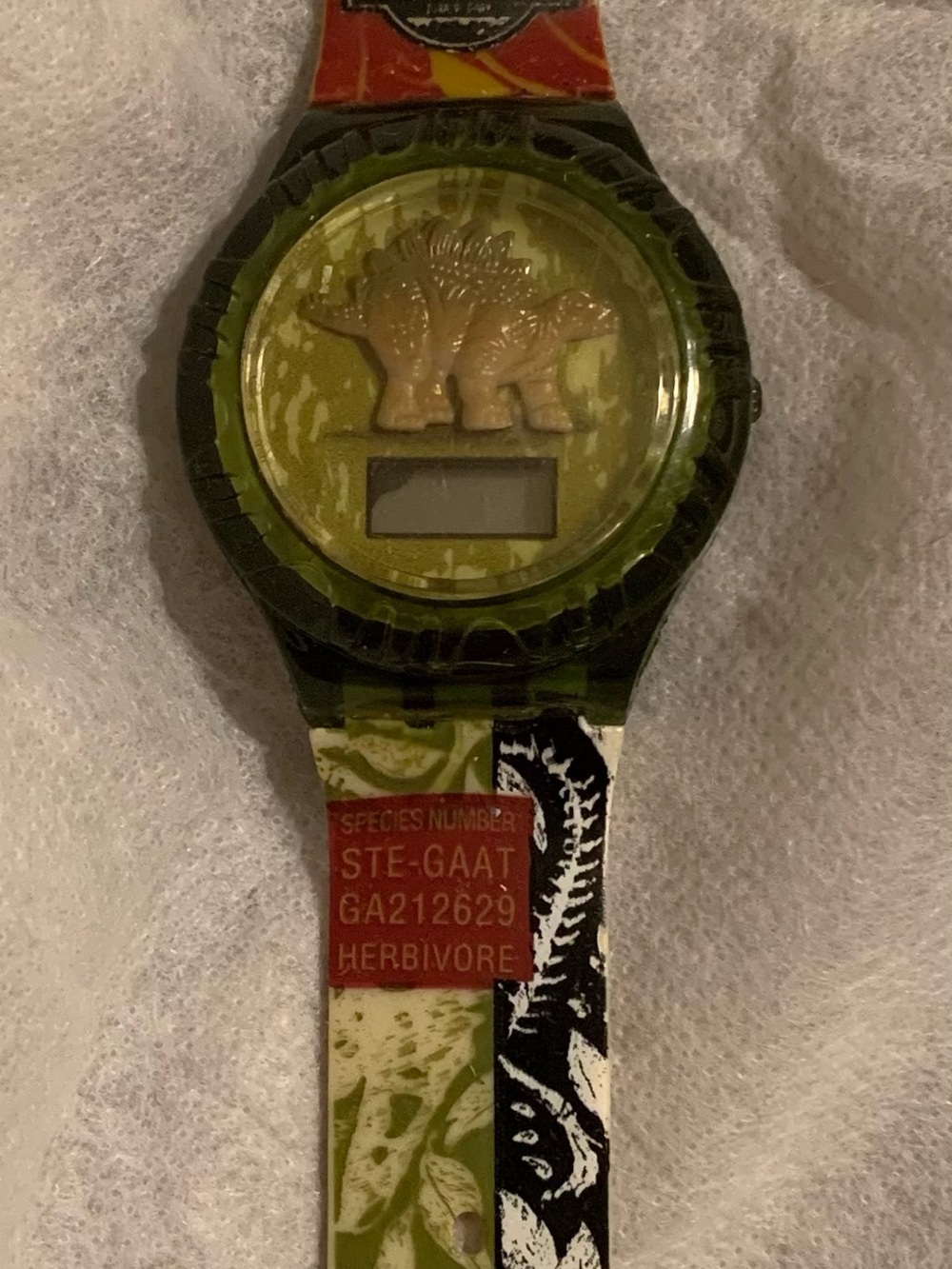 Vintage 1997 Burger King The Lost World: Jurassic Park 3-D Stego Watch